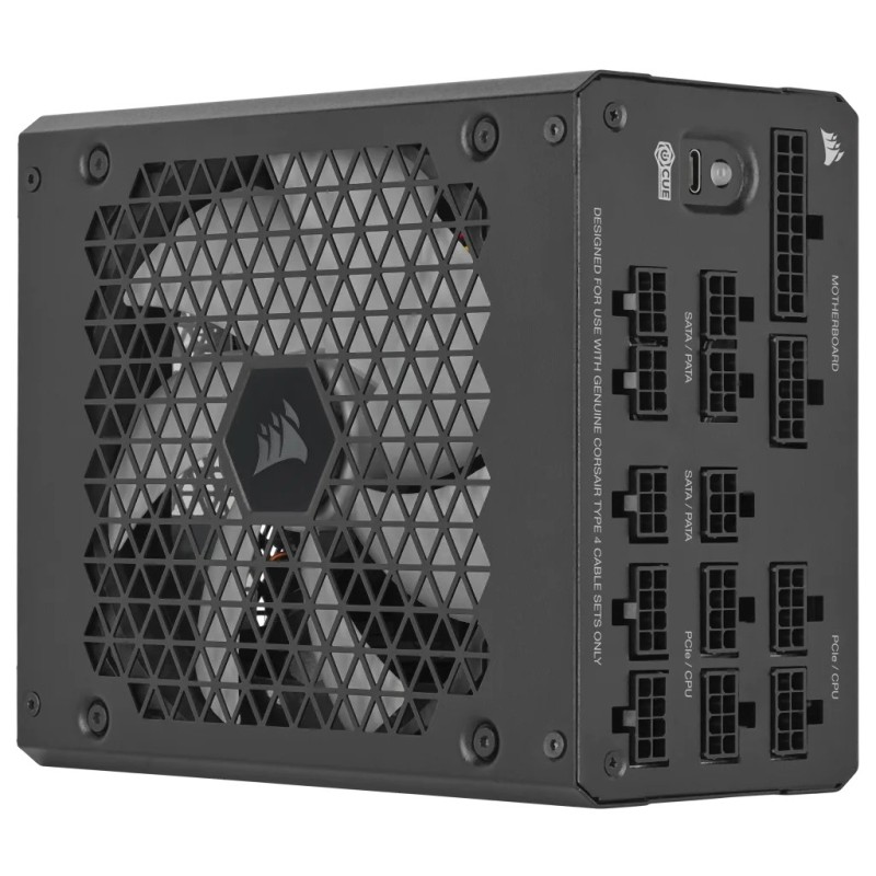 Corsair HX1000i 2023 1000 Watt Netzteil 80+Titanium ATX3.0 PCIe5.0 140mm